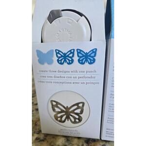 One Martha Stewart Layering Punch Garden Butterfly NEW NiB in Box